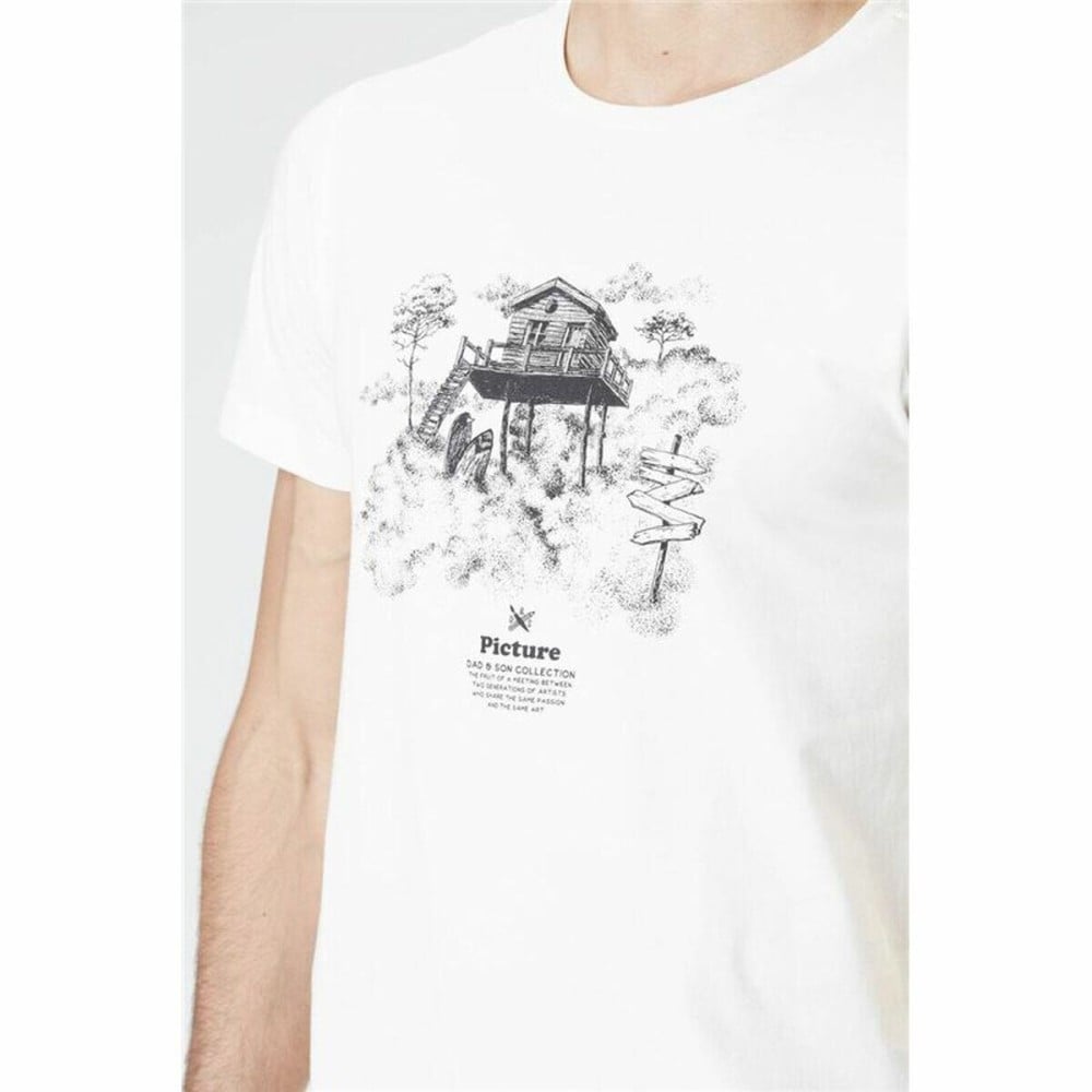 T-Shirt Picture DS Surf Cabin Natural Weiß