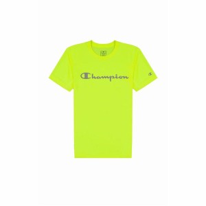 Herren Kurzarm-T-Shirt Champion Crewneck Zitronengrün