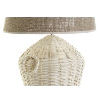 Tischlampe DKD Home Decor Weiß Braun 50 W 220 V 42 x 42 x 70 cm