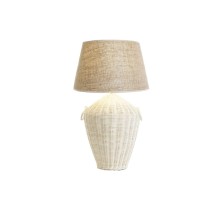 Tischlampe DKD Home Decor Weiß Braun 50 W 220 V 42 x 42 x 70 cm