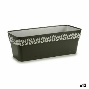 Blumenkasten Stefanplast Cloe Anthrazit Kunststoff 49,5 x 17 x 19 cm (12 Stück)