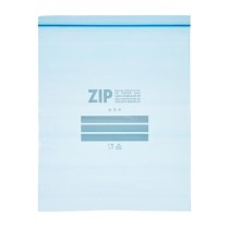 Wiederverwendbare Säcke für Lebensmittel Leknes 190939000480 Blau Polyäthylen 7 L 30 x 40 cm ziplock (12 Stück)