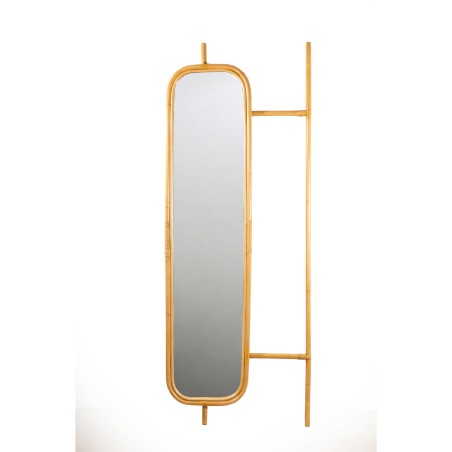 Mirror with Mounting Bracket Romimex Natural Rattan 4 x 170 x 70 cm