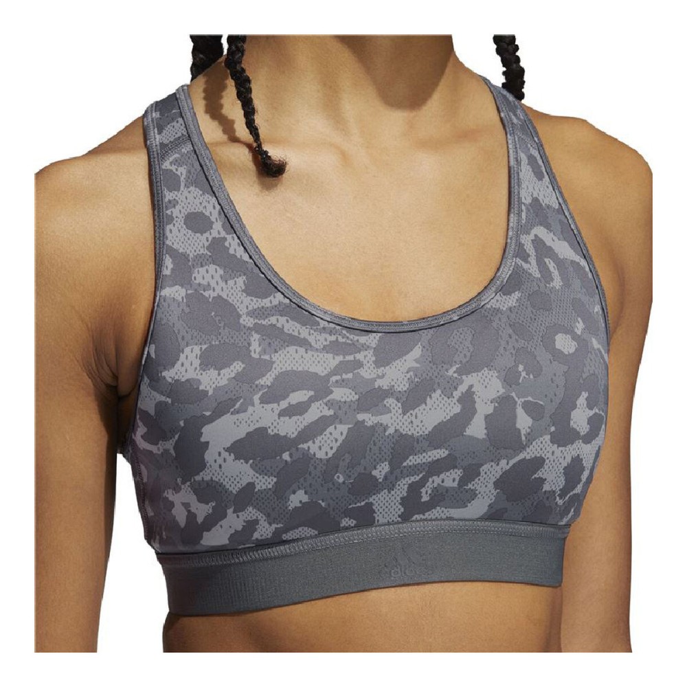 Soutien-gorge de Sport Adidas Believe This Medium Support Gris foncé