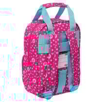 School Bag Pinypon Blue Pink 20 x 28 x 8 cm