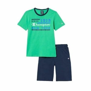 Ensemble de Sport pour Enfants Champion Vert 2 Pièces Vert citron