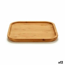 Plateau apéritif Kinvara JWKW-3710 Marron Carré 20 x 1,5 x 20 cm (12 Unités)
