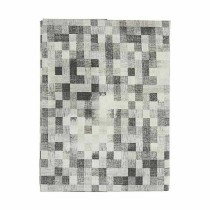 Stain-proof tablecloth Kinvara CUADROS-G Grey Thin canvas Anti-stain Frames 140 x 180 cm (6 Units)