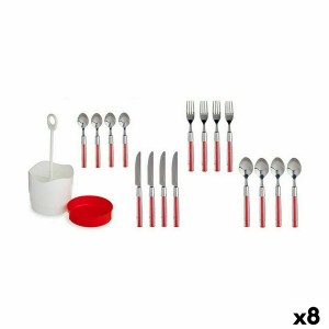 Besteck-Set Kinvara HQ233H10 Rot Edelstahl (8 Stück)