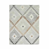 Fleckenabweisende Tischdecke Kinvara ROMBOS-B Beige Abdeckung Fleckenbeständig Rhombusse 140 x 180 cm (6 Stück)
