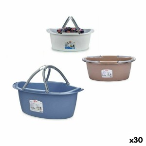 Wäschekorb Stefanplast PR181A Kunststoff 25 L 59 x 23 x 38 cm Mit Griffen (30 Stück)