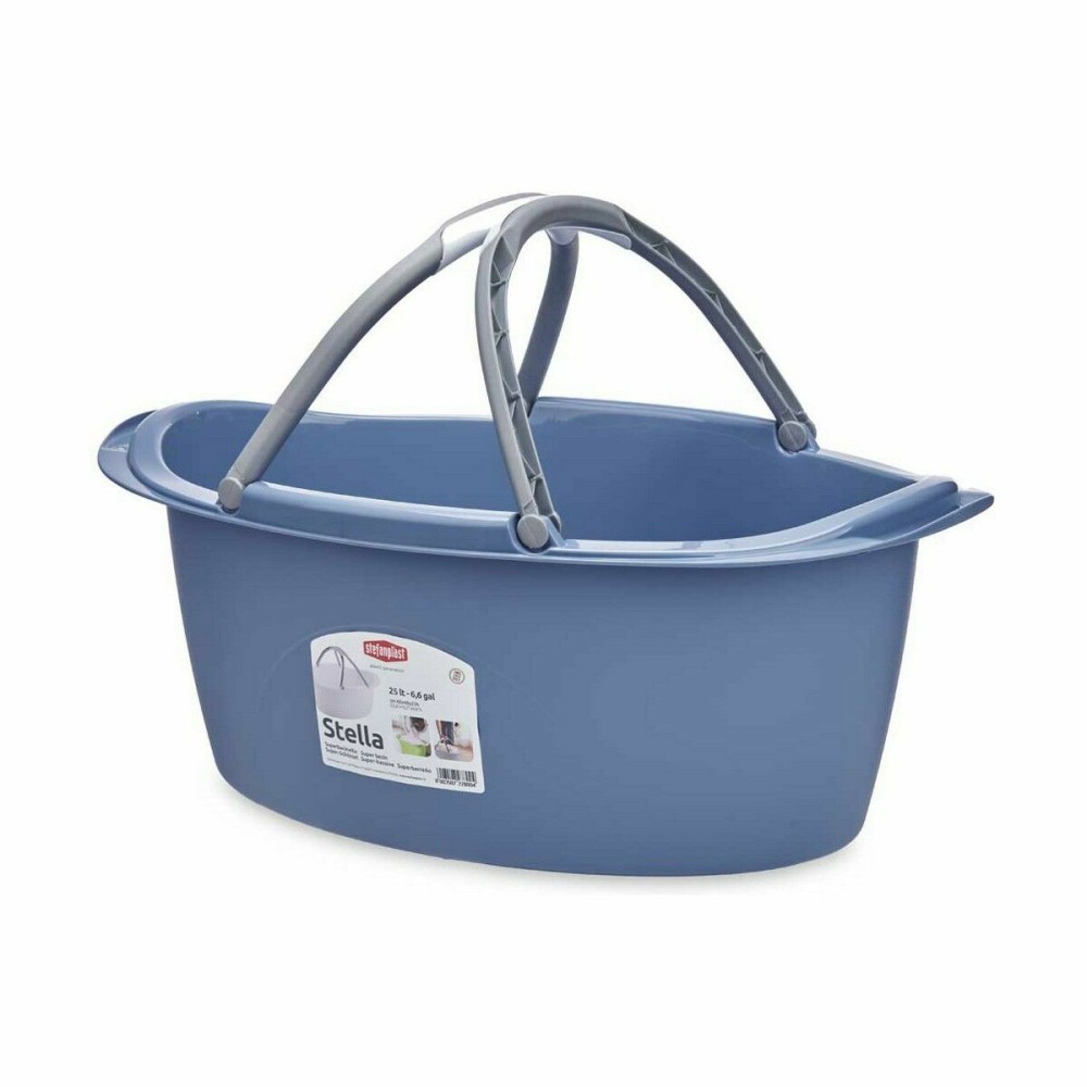 Wäschekorb Stefanplast PR181A Kunststoff 25 L 59 x 23 x 38 cm Mit Griffen (30 Stück)