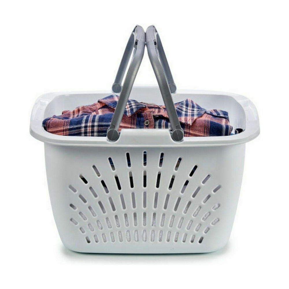 Laundry Basket Stefanplast PR163P Brown Plastic 18 L 39 x 21,5 x 39 cm With handles (30 Units)
