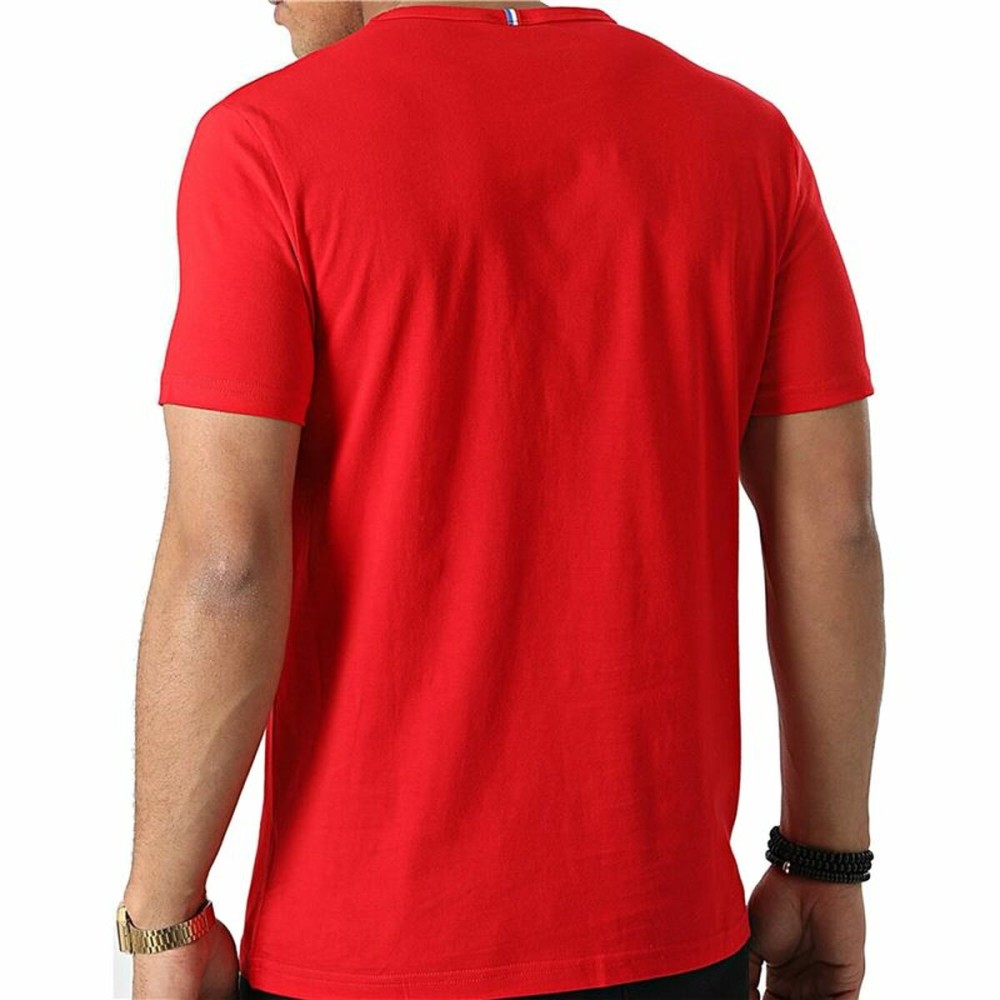 Men’s Short Sleeve T-Shirt Le coq sportif Bat Nº2 Red Men