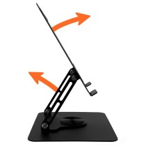 Notebook Stand Media Tech MT2662 Silicone Aluminium Carbon steel