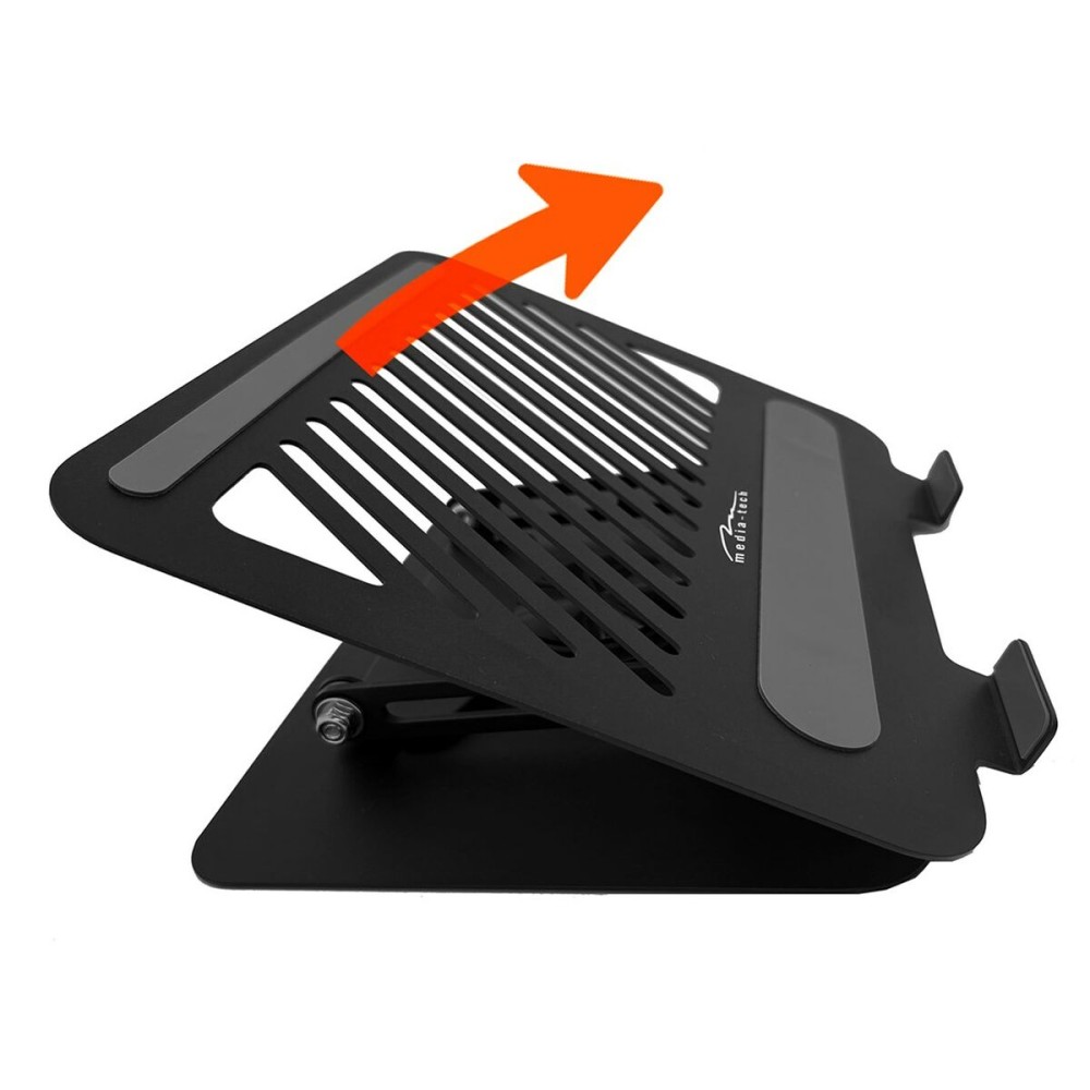 Notebook Stand Media Tech MT2662 Silicone Aluminium Carbon steel