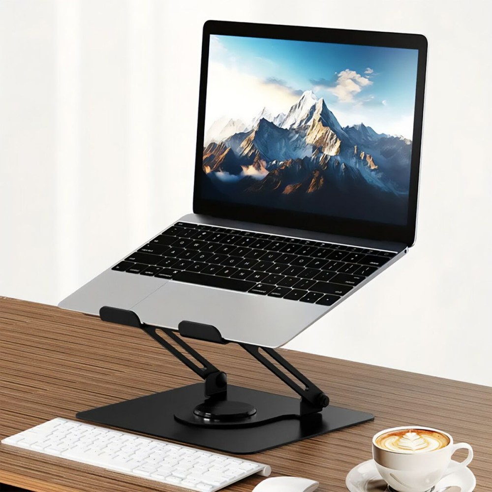 Notebook Stand Media Tech MT2662 Silicone Aluminium Carbon steel