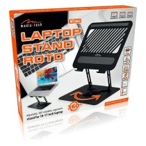 Notebook Stand Media Tech MT2662 Silicone Aluminium Carbon steel
