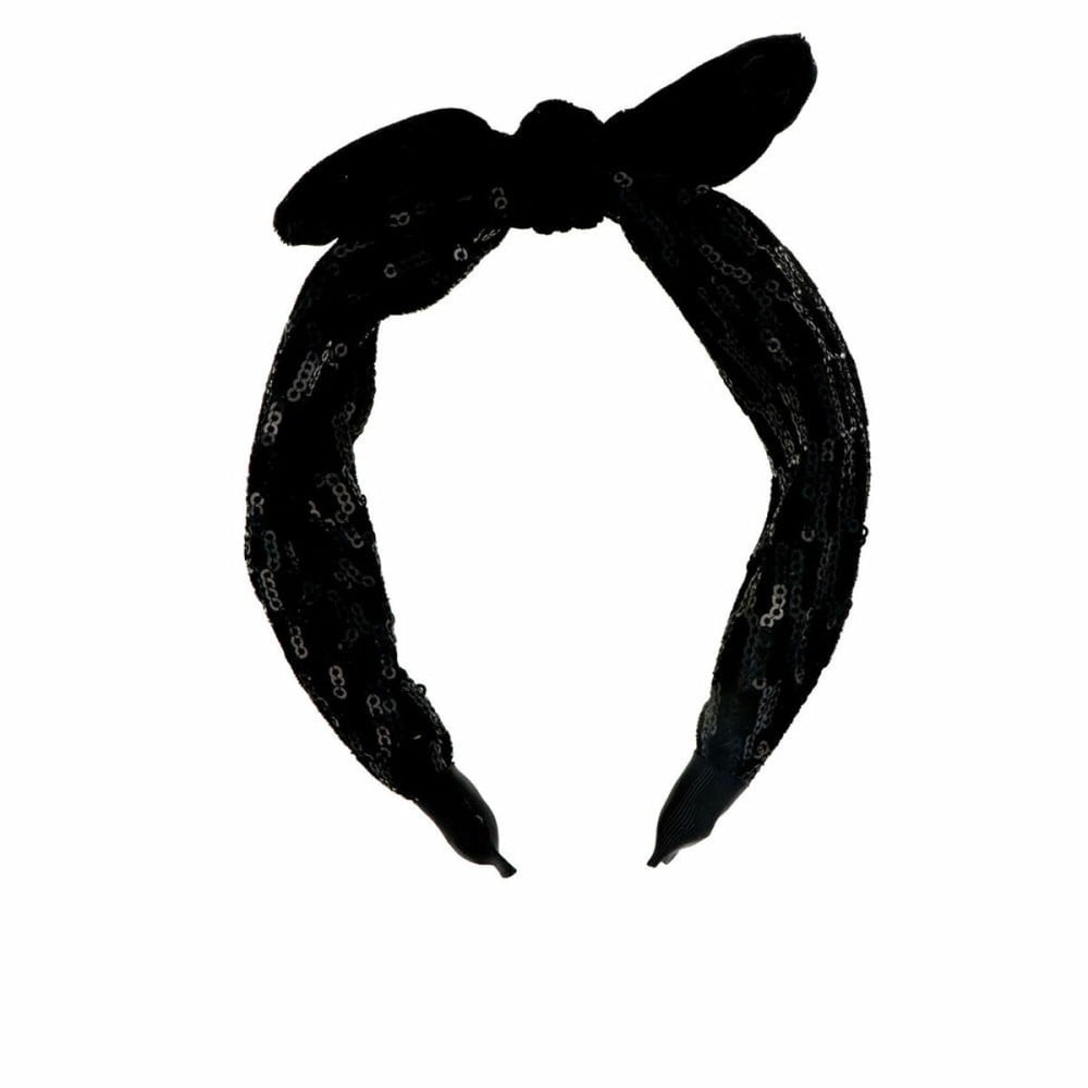 Stirnband Inca Schwarz Schleife