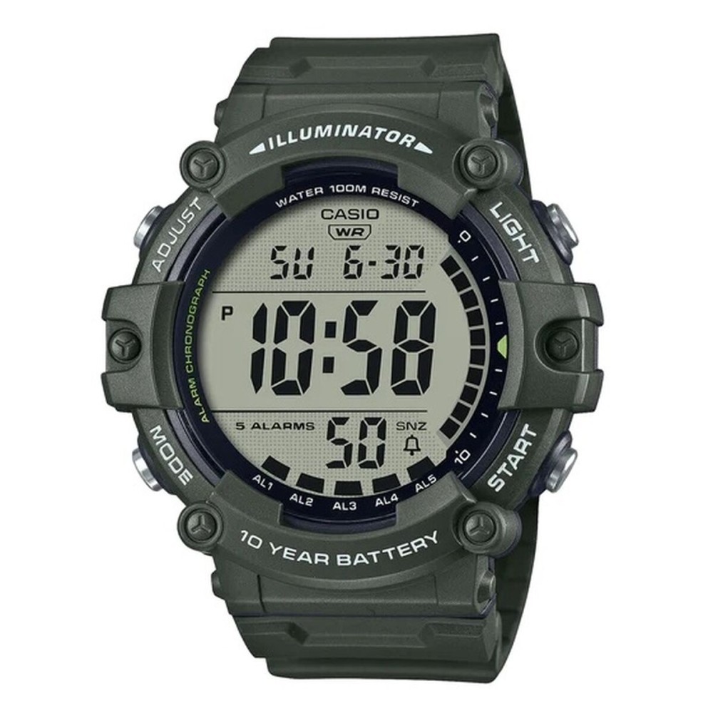 Montre Homme Casio ILLUMINATOR WORLDTIME - LONG STRAP Noir (Ø 51 mm)