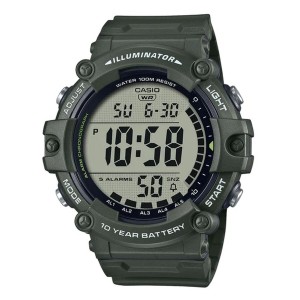 Herrenuhr Casio ILLUMINATOR WORLDTIME - LONG STRAP Schwarz (Ø 51 mm)