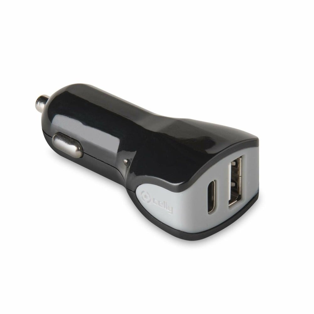 Ladegerät fürs Auto Celly Schwarz 17 W