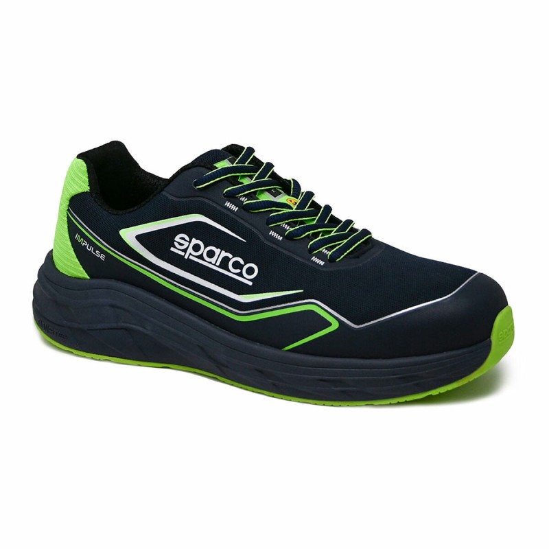 Safety shoes Sparco Willen Impulse Blue Green fluoride