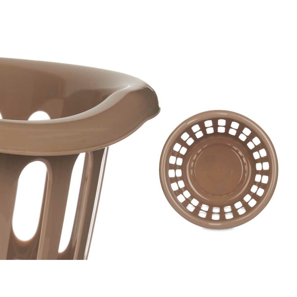 Panier Kipit 8066-T Taupe polypropylène 27 L 40 x 25 x 40 cm (18 Unités)