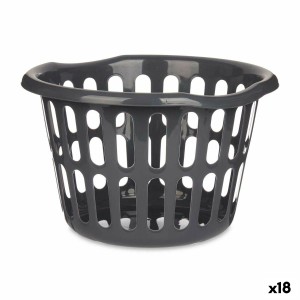 Panier Kipit 8066-A Anthracite polypropylène 27 L 40 x 25 x 40 cm (18 Unités)