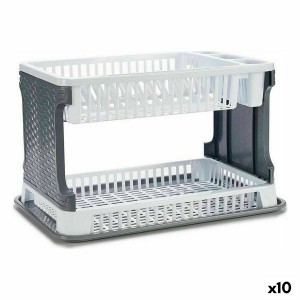 Égouttoir pour Évier Kinvara TP7071-1 Blanc 44,5 x 30,3 x 27 cm (10 Unités)