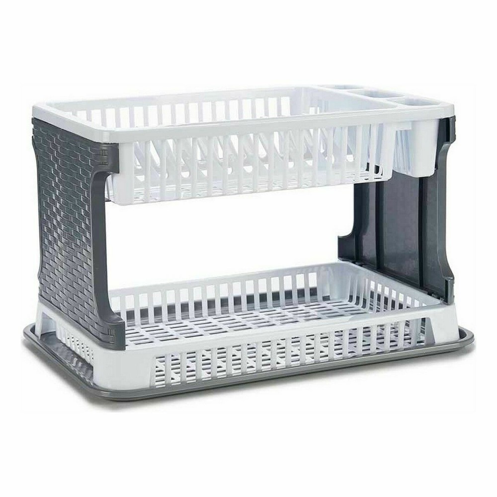 Égouttoir pour Évier Kinvara TP7071-1 Blanc 44,5 x 30,3 x 27 cm (10 Unités)