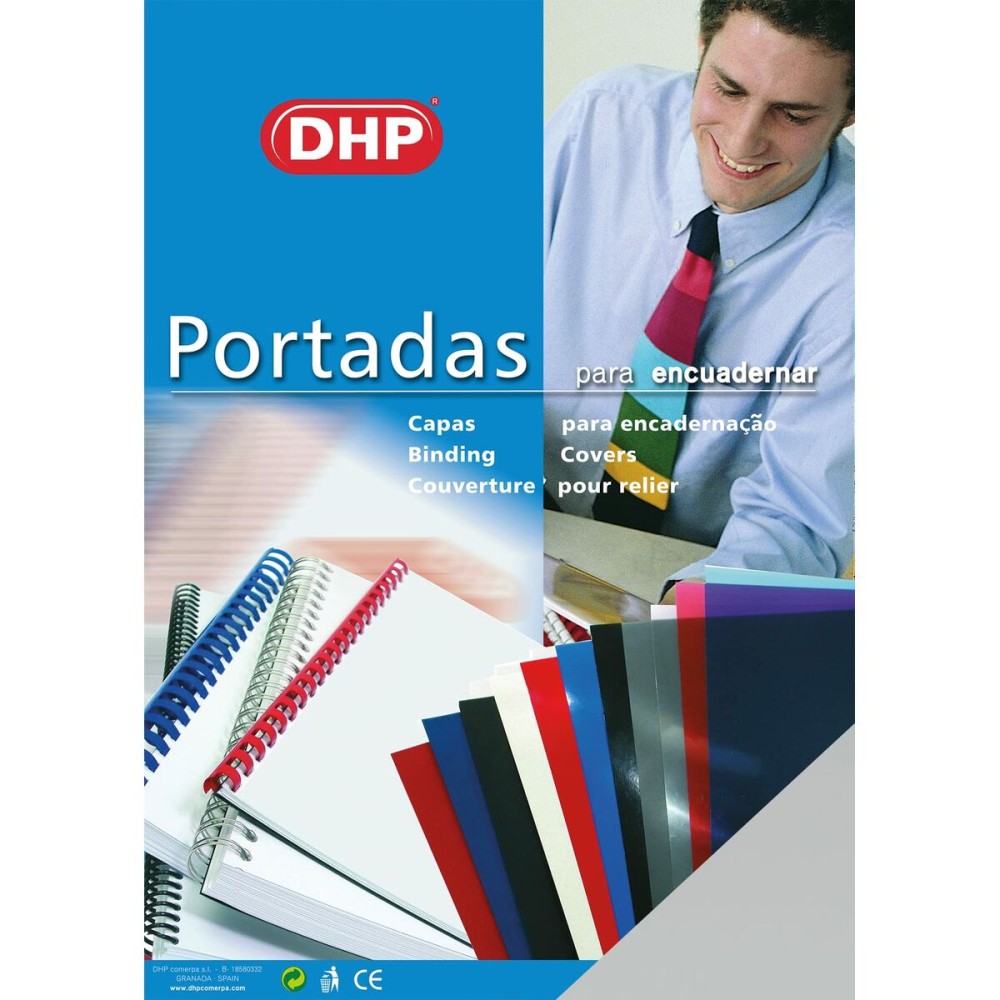 Couvertures de reliure DHP Transparent A3 polypropylène 100 Pièces