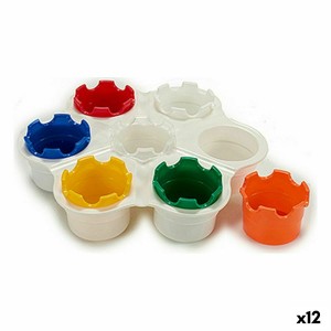 Palette Pincello FSP001 Multicolour Plastic 23 x 6 x 25 cm Finger Paint (12 Units)