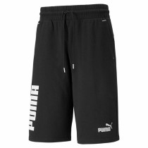 Adult Trousers Puma Power Colorblock 11" Black Men