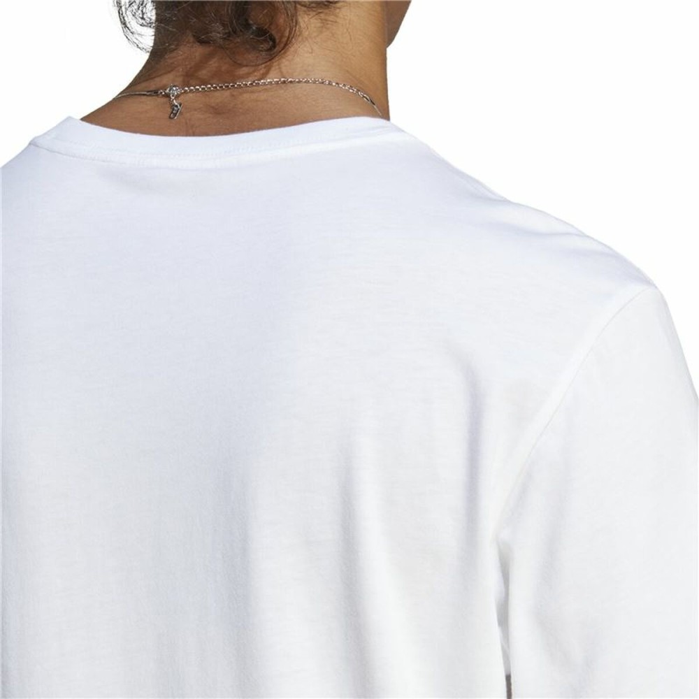 Men’s Short Sleeve T-Shirt Adidas Essentials White