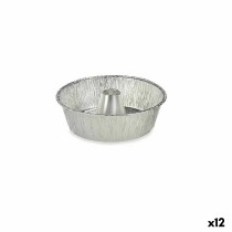 Moule à flan Kinvara 30287C Argenté Aluminium 25 x 7,7 x 25 cm Jetable Flan (12 Unités)