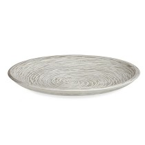 Assiette Décorative Blanc Spirale Ø 29 cm (6 Unités)