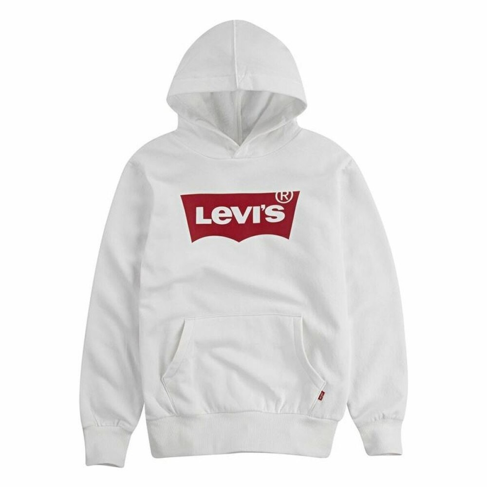 Sweat à capuche enfant S S KNIT TOP Levi's E8778 Blanc