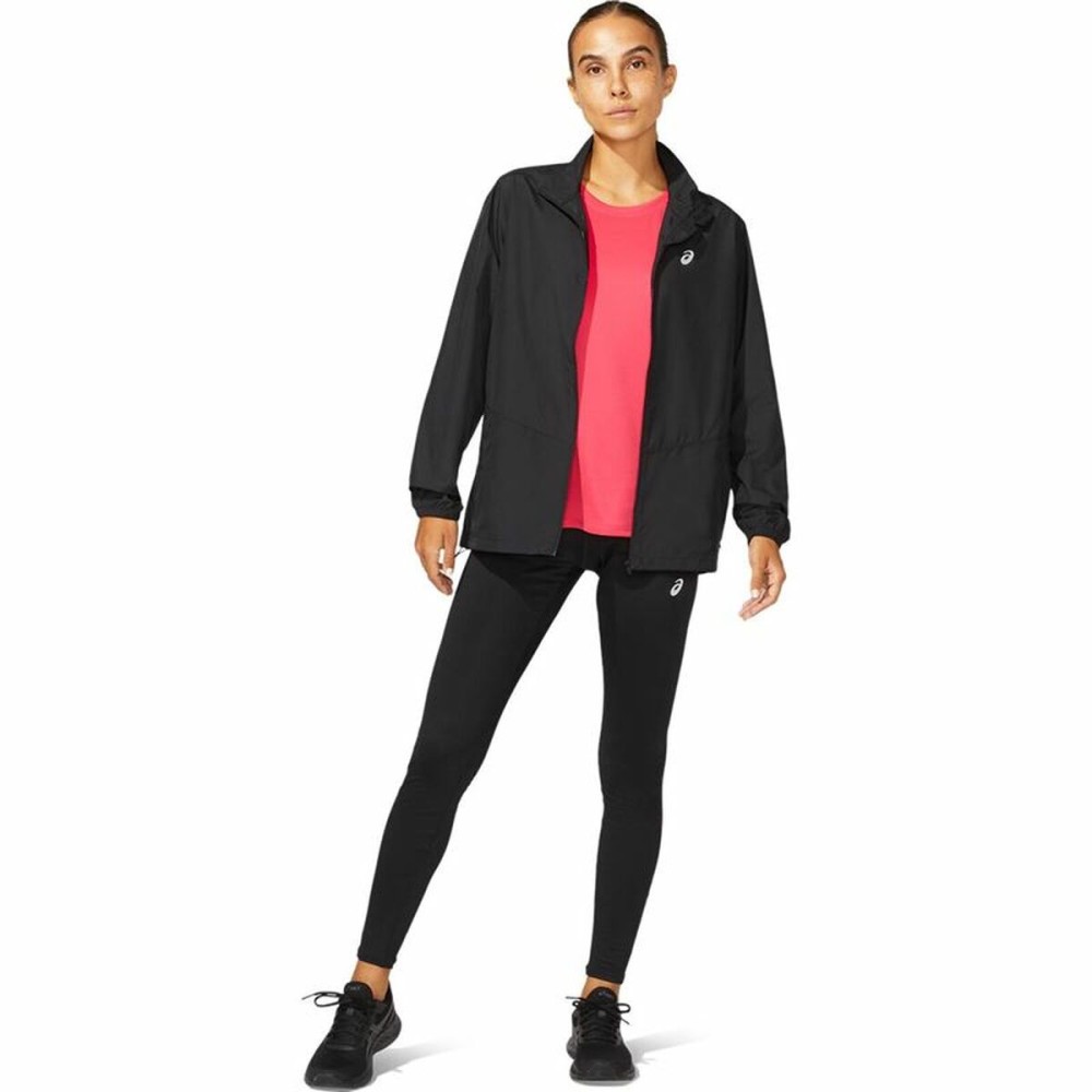 Sportjacke für Frauen Asics Core Schwarz