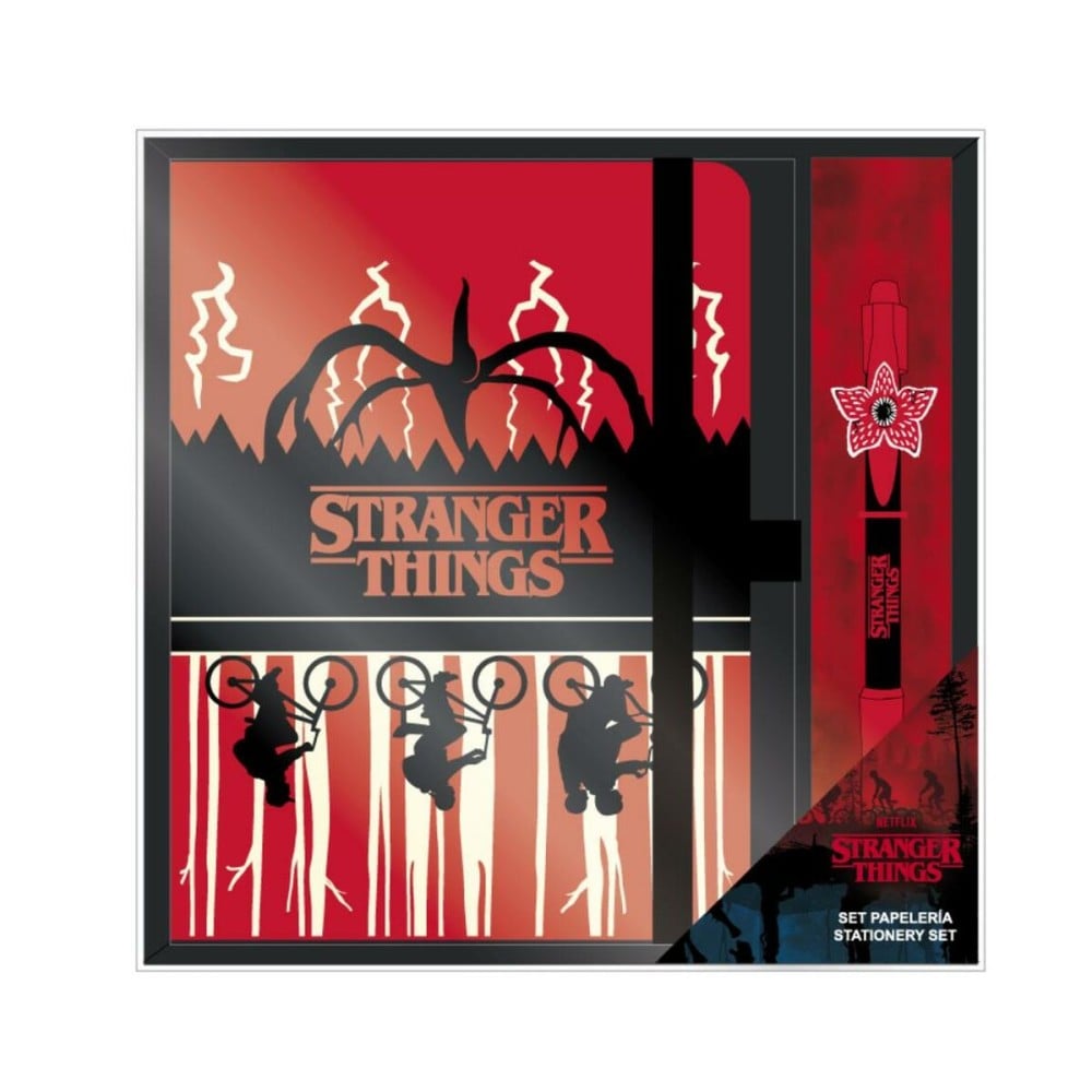 Papierwaren-Set Stranger Things 2 Stücke Rot