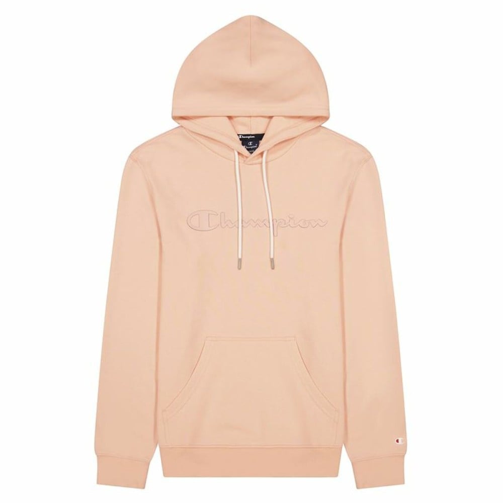 Men’s Hoodie Champion Script Logo Pink