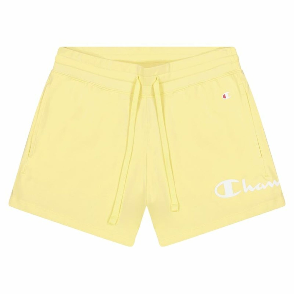 Sports Shorts for Women Champion Drawcord Pocket Yellow