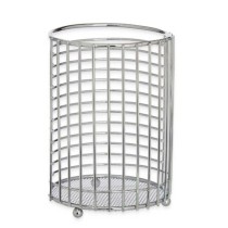 Gefäß für Küchenutensilien Kinvara CN-W7728-2 CHROME Metall 12 x 16 x 12 cm (6 Stück)