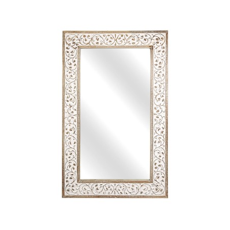 Miroir mural Romimex Naturel Bois de manguier 76 x 121 x 4 cm