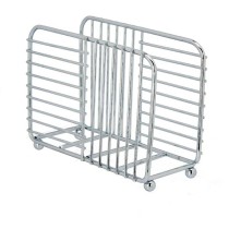 Napkin holder Kinvara CN-W7728-4 CHROME Silver Metal 14,5 x 11,5 x 6,5 cm (6 Units)