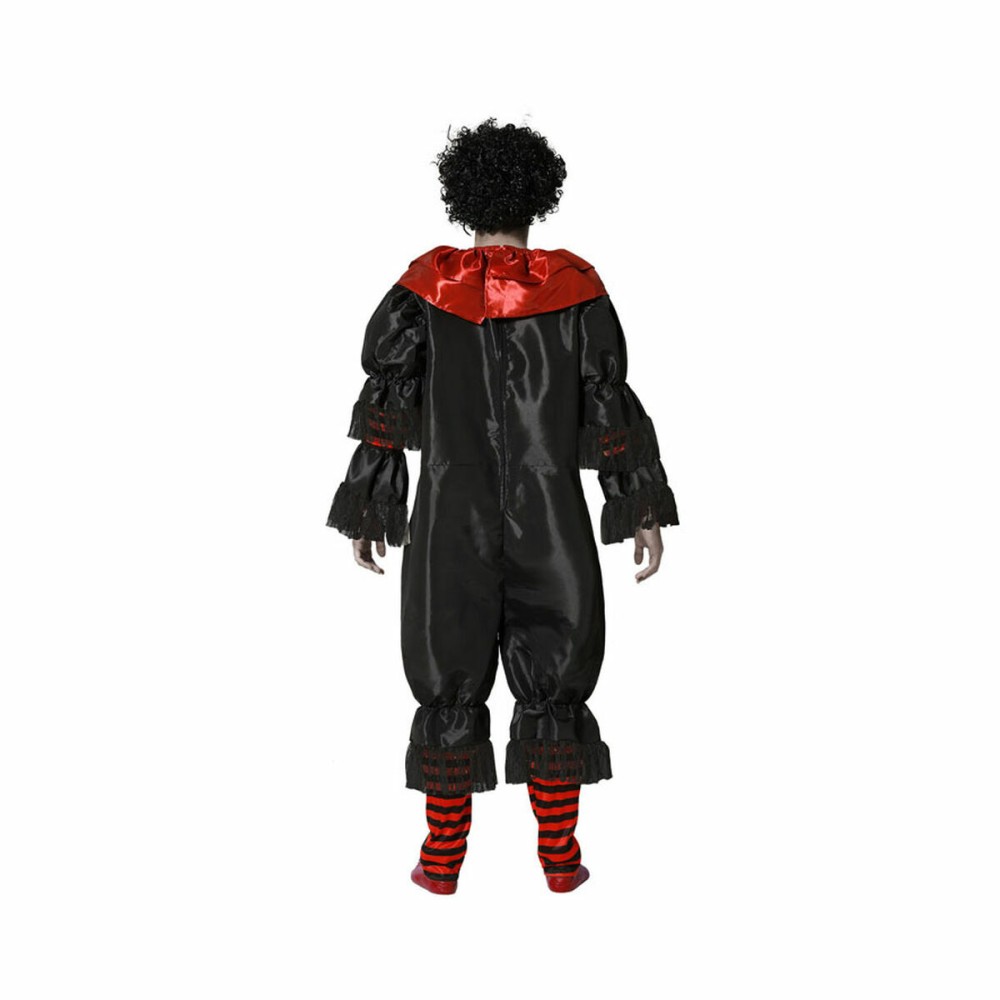Verkleidung für Erwachsene Schwarz Clown (1 Stücke)
