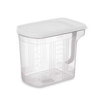 Récipient de Conservation des Aliments Kinvara 02 1507 Gris Transparent 2,5 L 20,5 x 17 x 13 cm (24 Unités)