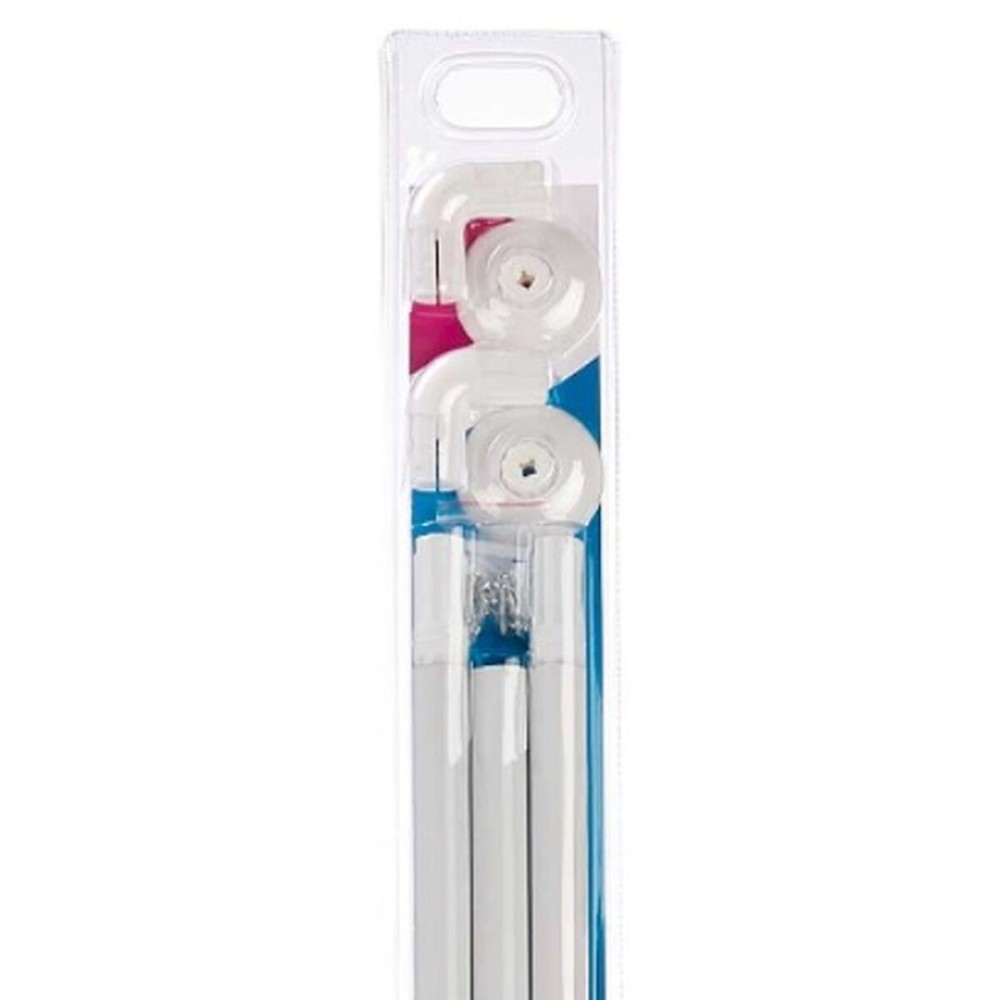 Shower rail Berilo B0769 White Aluminium 90 x 90 cm Shower Curtain (18 Units)