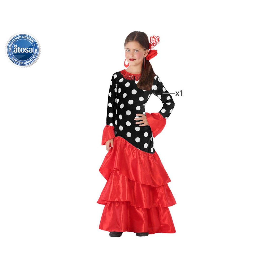 Déguisement enfant Noir Rouge Espagne