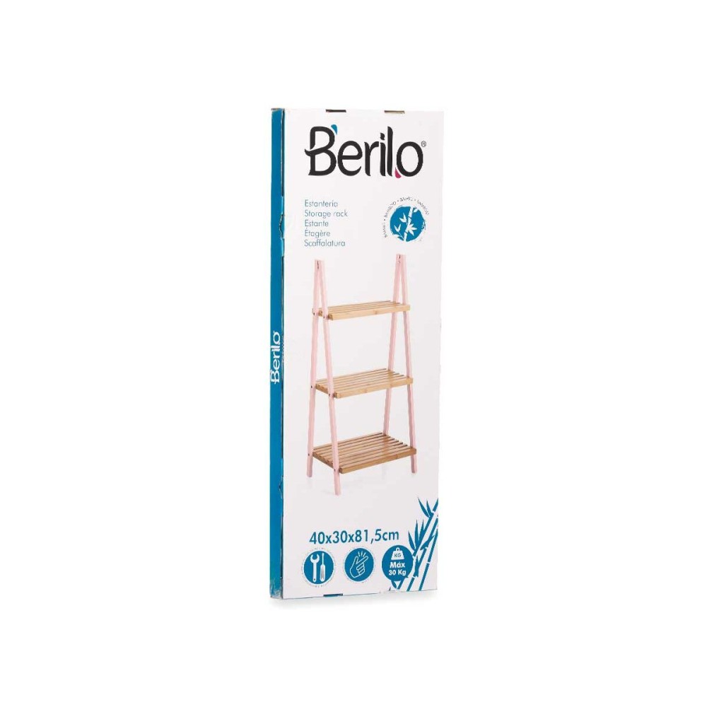 Bathroom Shelves Berilo WR5504-3-434 Pink Natural 40,3 x 81,5 x 30 cm